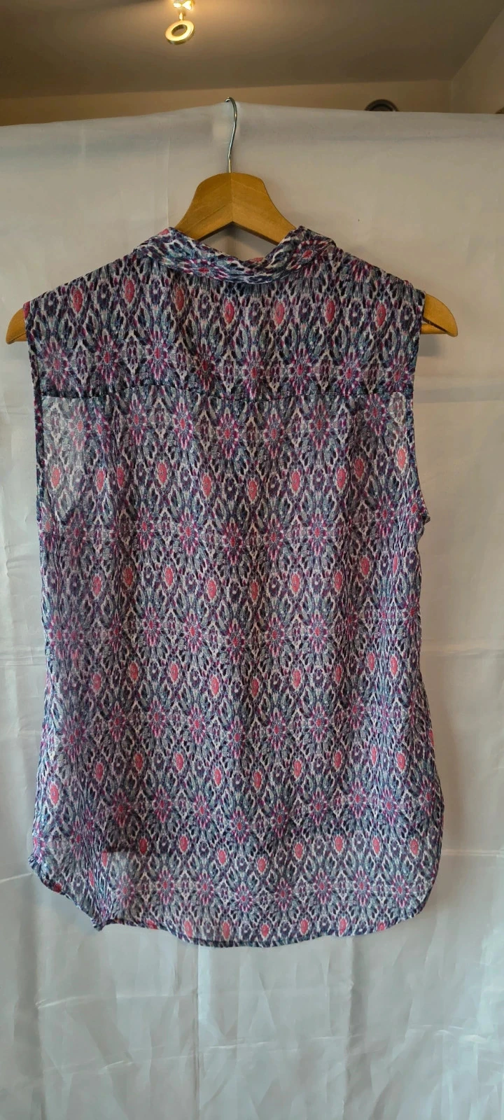H&M Mouwloze Blouse | Print | Maat 40 | Luchtig & Stijlvol |#267 – photo 4